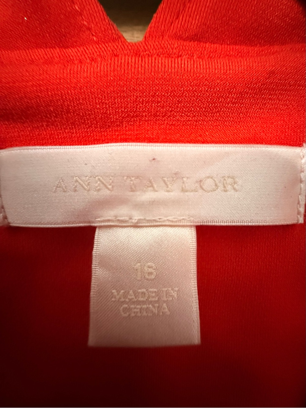 Ann Taylor Red Halter-Neck Dress - Picture 9 of 9